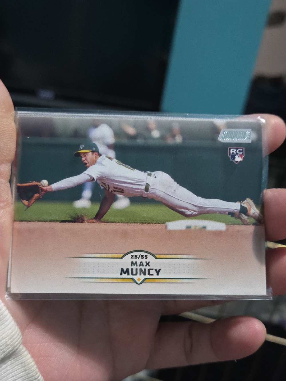 Topps Baseball Card - White/Green/Yellow
